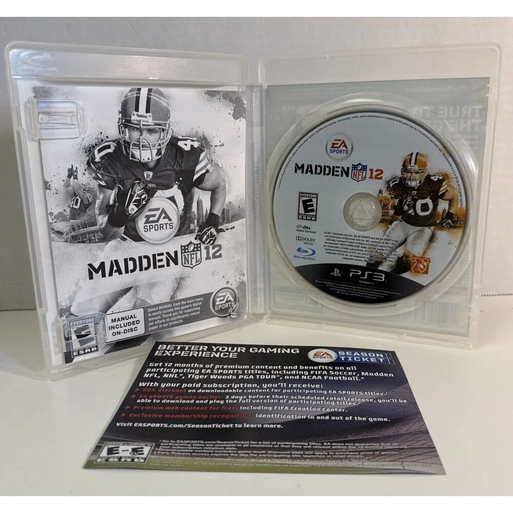 Madden NFL 12 (Sony PlayStation 3 PS3) Complete W/ Manual